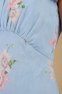 Oasis Robe Maxi Cascade À Imprimé Floral Orchidée<Femme Robes|Robes Longues