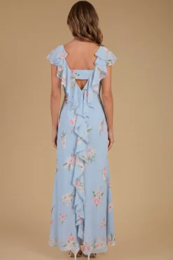 Oasis Robe Maxi Cascade À Imprimé Floral Orchidée<Femme Robes|Robes Longues