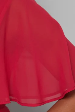 Robe Maxi Ceinturée Coupe Biais