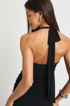 boohoo Robe Maxi à Col Bénitier et Dos Nu<Femme Robes|Robes De Soirée Chic
