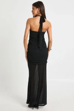 boohoo Robe Maxi à Col Bénitier et Dos Nu<Femme Robes|Robes De Soirée Chic