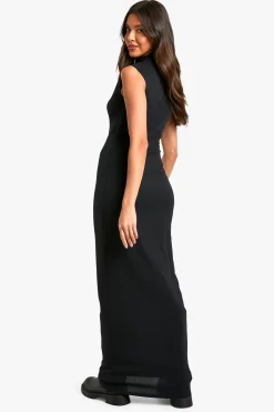 boohoo Robe Maxi Côtelée<Femme Toutes Les Robes|Robes Longues