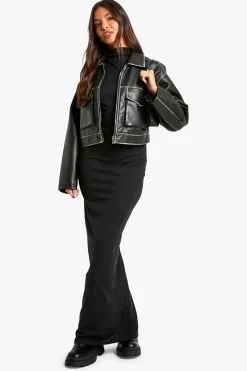 boohoo Robe Maxi Côtelée<Femme Toutes Les Robes|Robes Longues