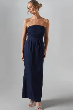 Coast Robe Maxi de Demoiselle d'Honneur Bandeau en Taffetas<Femme Toutes Les Robes|Robes Demoiselles D'Honneur