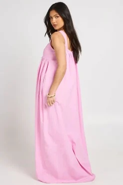 Robe Maxi De Maternité À Encolure Carrée