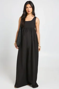 Robe Maxi De Maternité À Encolure Carrée