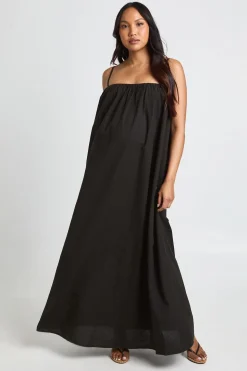 Robe Maxi De Maternité Volumineuse Avec Poches