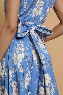 Robe Maxi D'occasion À Encolure Carrée En Coton Petite