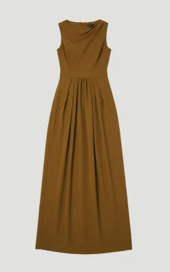 Robe Maxi Drapée Ajustée Petite