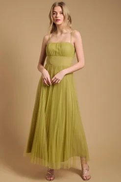 Robe Maxi à Détails Corset
