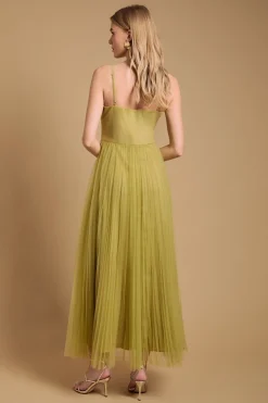 Robe Maxi à Détails Corset