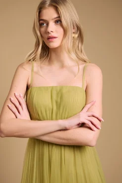 Robe Maxi à Détails Corset