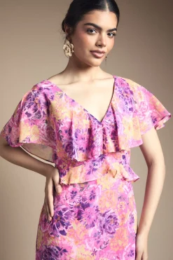 Oasis Robe Maxi à Détails Volantés<Femme Toutes Les Robes|Robes Longues