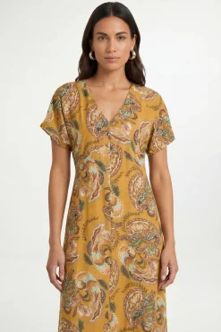 Robe Maxi D'été À Motif Paisley