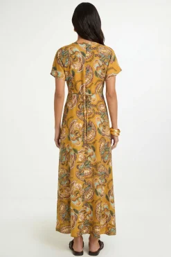 Robe Maxi D'été À Motif Paisley