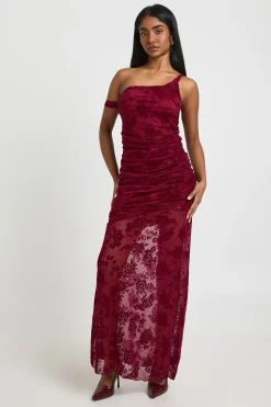 Robe Maxi Dévoré à Bretelles