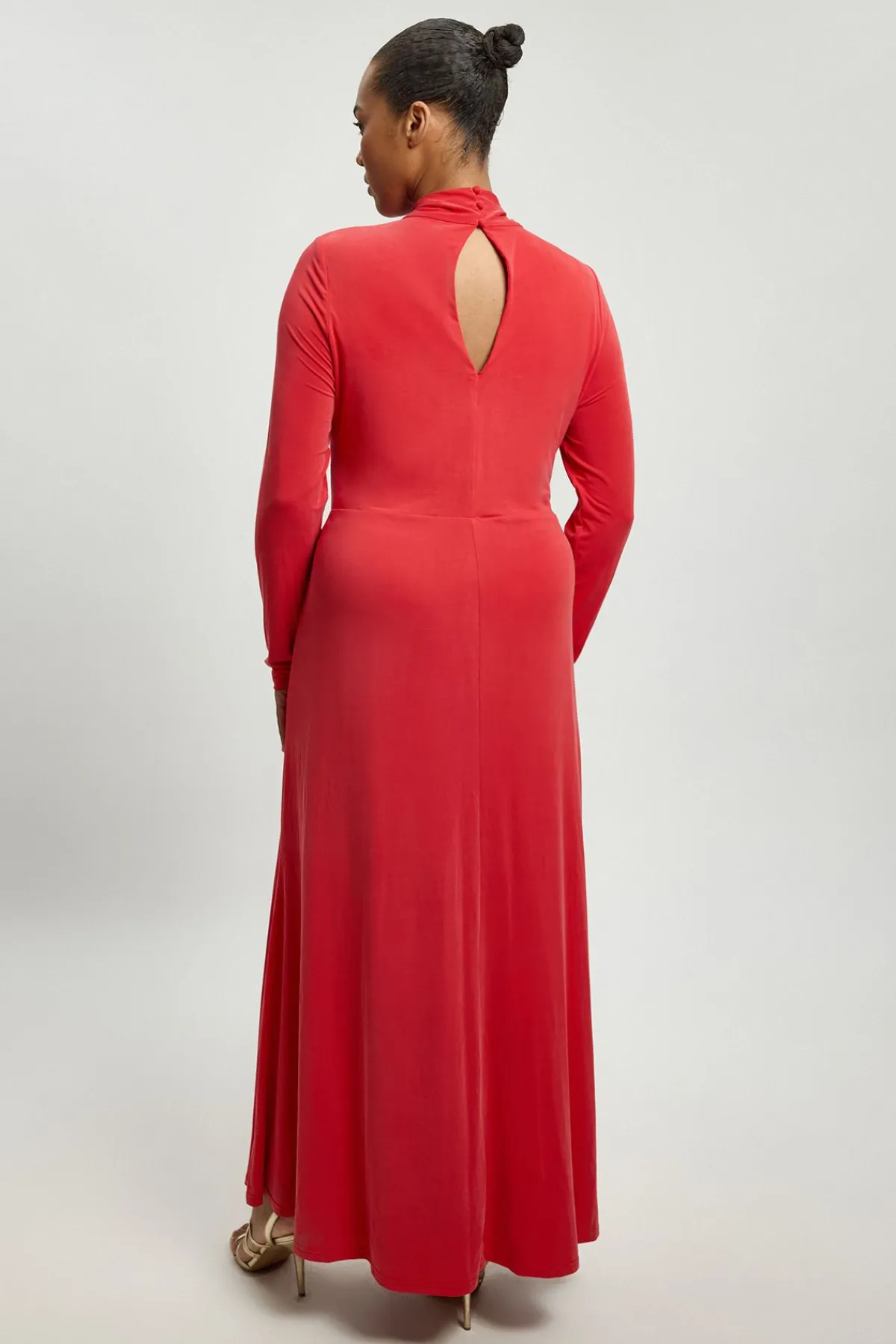 KarenMillen Robe Maxi En Jersey À Manches Longues Grande Taille<Femme Robes À Manches Longues|Robes
