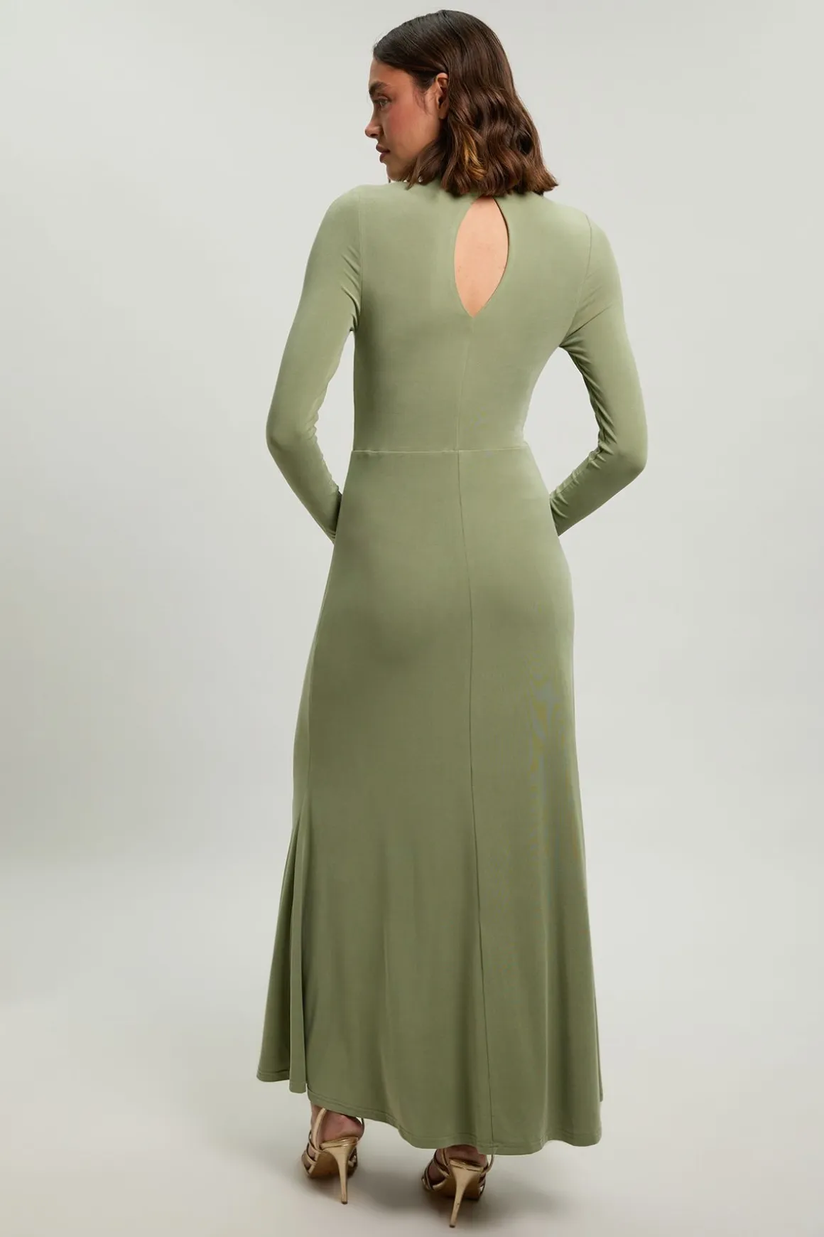 Robe Maxi En Jersey À Manches Longues Petite