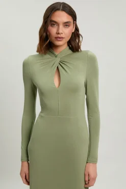 Robe Maxi En Jersey À Manches Longues