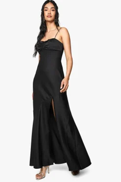 boohoo Robe Maxi en Satin<Femme Satin Et Dentelle|Robes