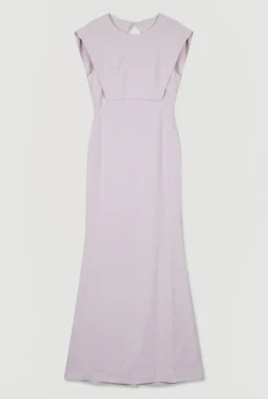 Robe Maxi En Viscose Stretch Compacte