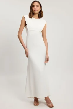 Robe Maxi En Viscose Stretch Compacte Pour Petite Taille