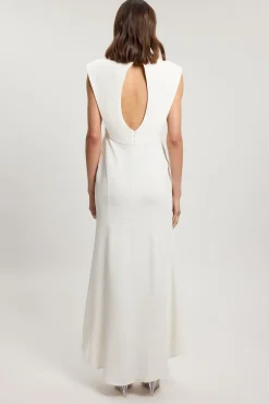 Robe Maxi En Viscose Stretch Compacte Pour Petite Taille