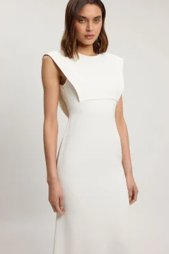 Robe Maxi En Viscose Stretch Compacte