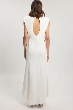 Robe Maxi En Viscose Stretch Compacte