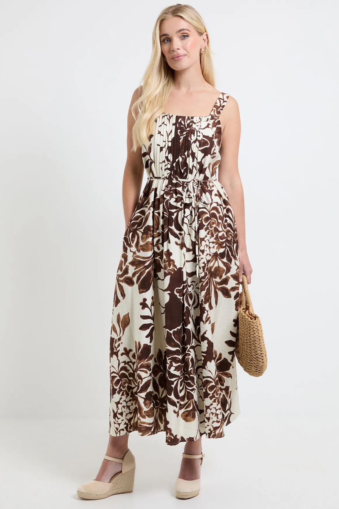 Robe Maxi Florale D'été Petite