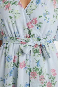 Wallis Robe Maxi À Imprimé Fleuri Et Volants Petite<Femme Robes|Robes Longues