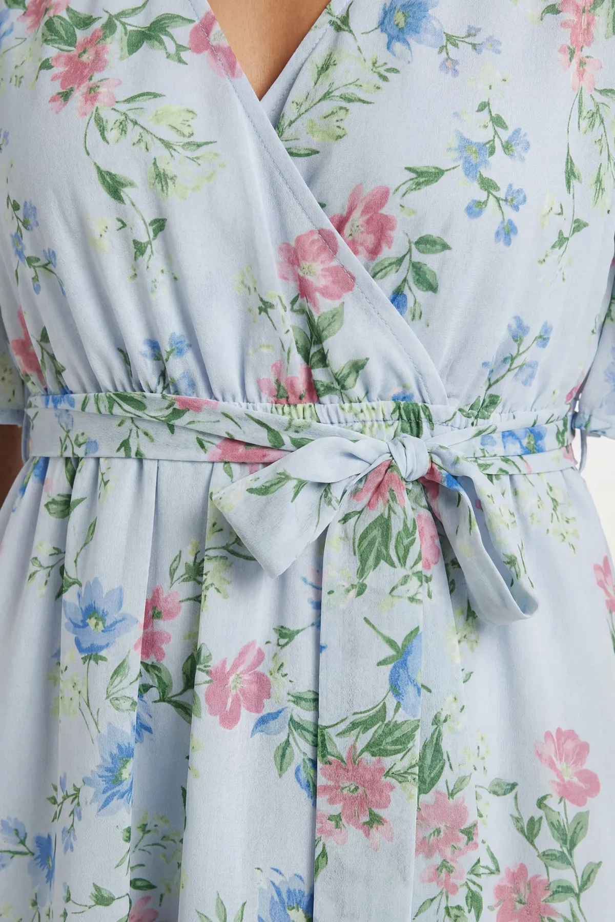 Wallis Robe Maxi À Imprimé Fleuri Et Volants Petite<Femme Robes|Robes Longues