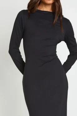 boohoo Robe Maxi Longue Basique À Manches Longues Tall<Femme Basiques|Robes À Manches Longues
