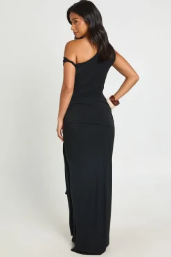 boohoo Robe Maxi Moulante À Détail Torsadé Petite<Femme Robes Moulantes|Robes