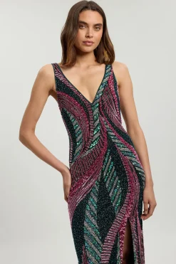 Robe Maxi Ornementée Premium