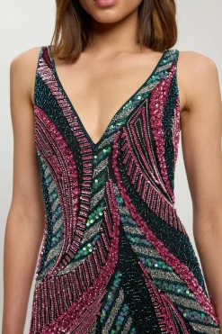 Robe Maxi Ornementée Premium