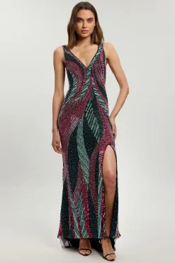 Robe Maxi Ornementée Premium