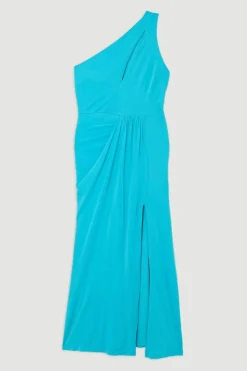 Robe Maxi Petite Premium en Jersey de Viscose avec bandeau et fente