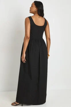 Robe Maxi Plissée En Popeline De Coton De Maternité