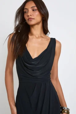 Robe Maxi Portefeuille Froncée Drapée Tall