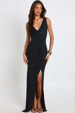 Robe Maxi Portefeuille Froncée Drapée Tall