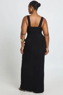 Robe Maxi Portefeuille Froncée Slinky Grande Taille