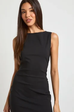 Robe Maxi Sans Manches À Ourlet En Dentelle