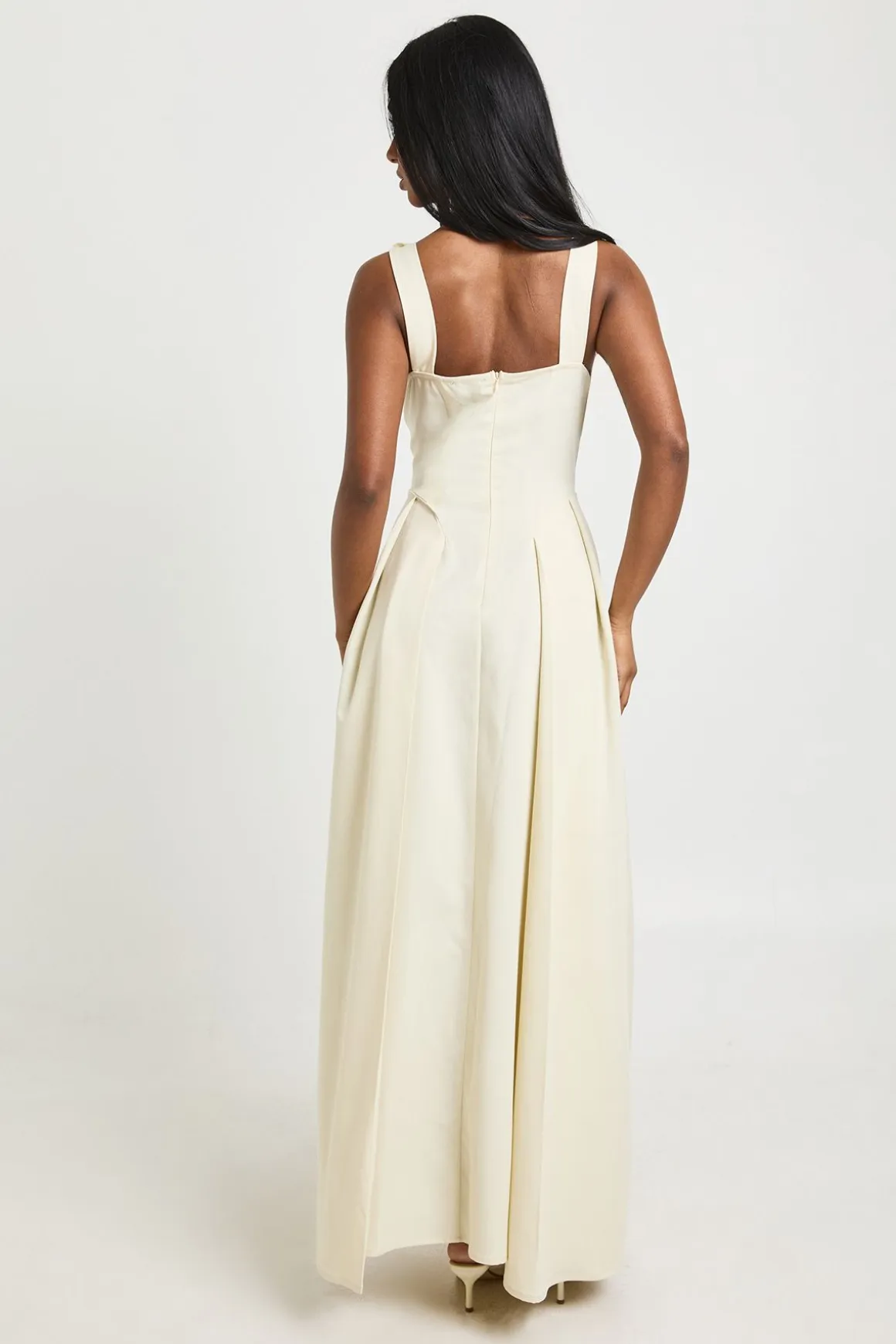 Robe Maxi Skater Structurée