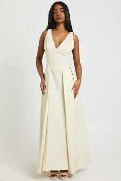 Robe Maxi Skater Structurée