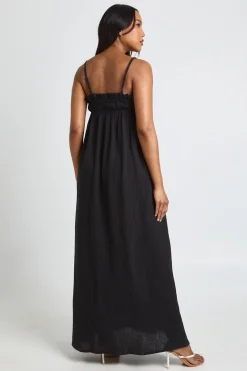 boohoo Robe Maxi Smock De Maternité En Gaze De Coton<Femme Robes|Robes De Jour