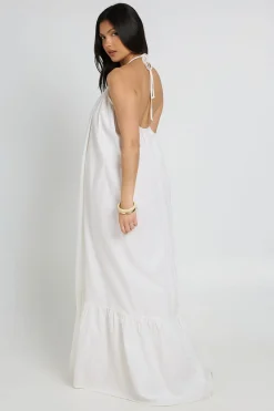 boohoo Robe Maxi Smock De Maternité À Une Épaule Avec Lien Perlé<Femme Robes Patineuses|Robes