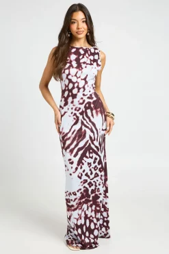 boohoo Robe Maxi Super Douce À Encolure Dégagée Basique<Femme Basiques|Robes