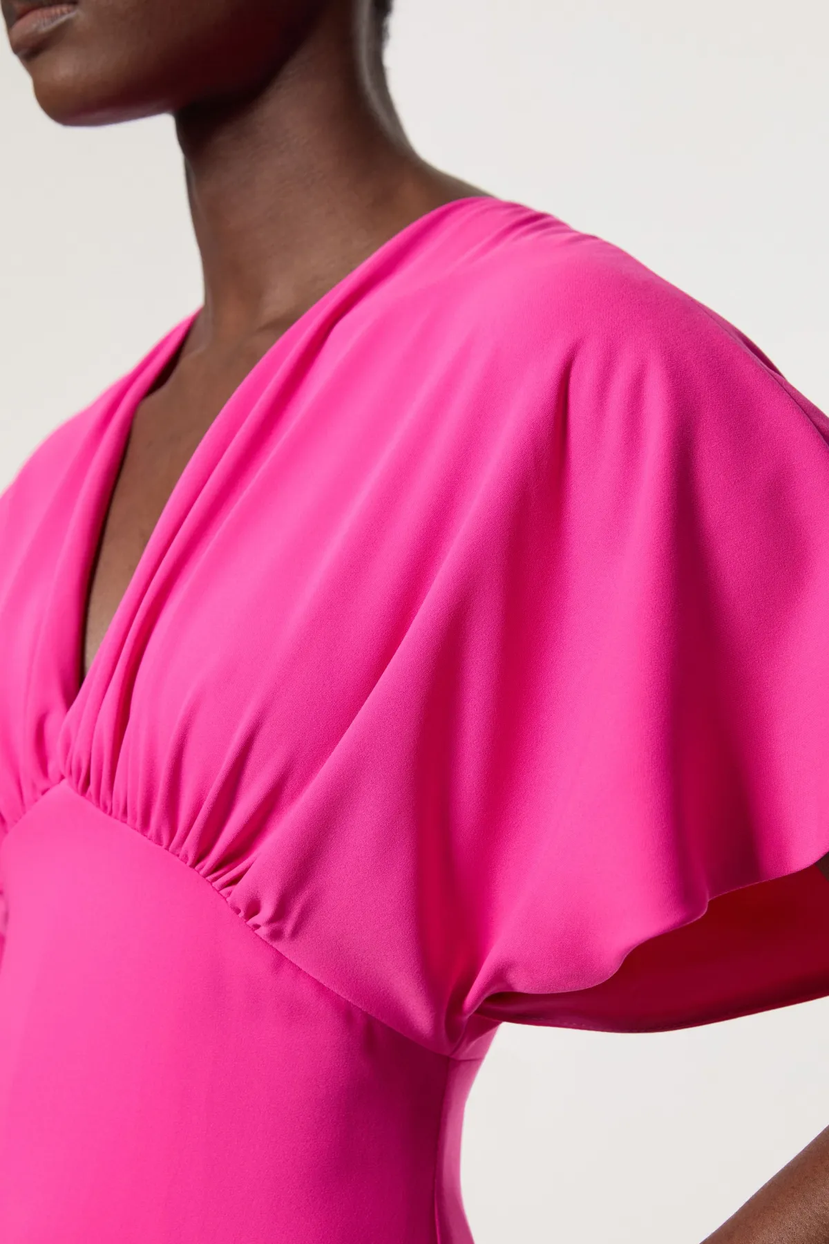 KarenMillen Robe maxi sur mesure à manches cascade douces<Femme Tailleurs|Robes