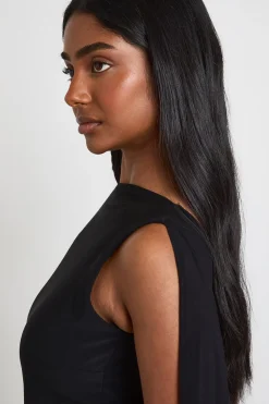 boohoo Robe Maxi Taille Basse À Détail Cape<Femme Robes De Soirée|Toutes Les Robes